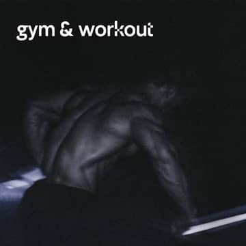 gym & workout playlist cover