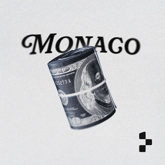 MONACO cover with the element in the lower right corner