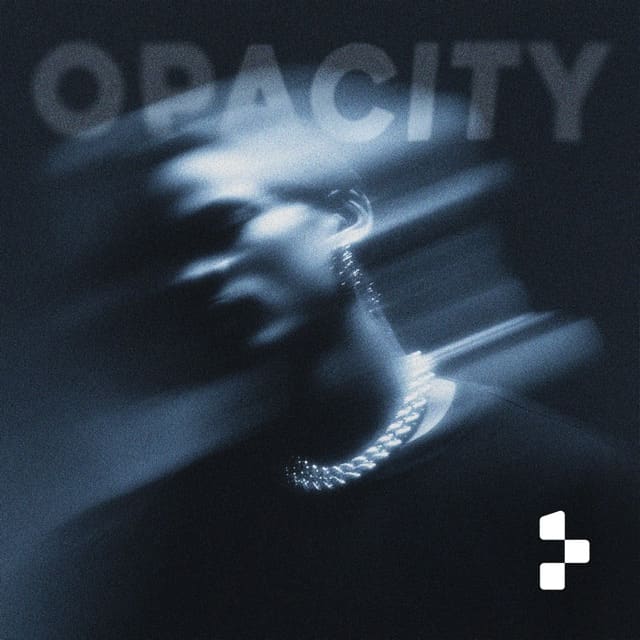 OPACITY cover with the element in the lower right corner
